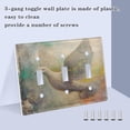 thumbnail image 6 of WOBOGO Dove Of Peace 2-hole Switch Plates PC Flame Retardant Plastic Material Glossy Finish Smooth Touch 4.56x4.48x0.27in, 6 of 8