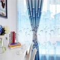 thumbnail image 4 of Tulle Voile / Tela Puerta Cortina Ventana Panel Cortina Bufanda Cenefa Divisor 蓝色 BLESIY Cortina, 4 of 8