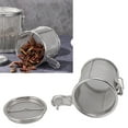 thumbnail image 4 of Colador De Bolas De Té De Acero Inoxidable, Diseño De Envoltura Cesta De Fugas Estructura Separada Colador De Condimentos De Especias Funciones Múltiples Para Medicina Herbaria, 4 of 7