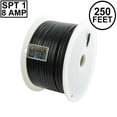 thumbnail image 2 of Novelty Lights 250' Black SPT-1 Zip Extension Cord Wire Spool, Make Custom Extension Cord, 18 AWG Wire, 2 of 3