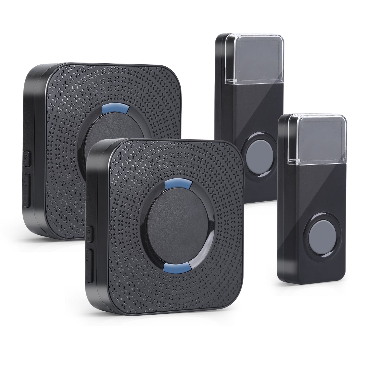 Buy Black Doorbells Wireless Door Ringer for Home over Operating with