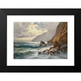 thumbnail image 2 of Constantin Westchiloff 14x11 Black Modern Framed Museum Art Print Titled - The Rocky Coast, 2 of 5