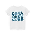 thumbnail image 5 of Big Brother T Shirt Toddler Baby Boy,Short Sleeve Big Brother Shirts Toddler Boys Cool Bro Club Chenille Gift Summer Baby Boy Tee Top Outfit White 1-2Y, 5 of 6