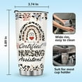 thumbnail image 5 of Nurse Mug Tumbler Gifts for Women Nursing Practitioner Nurses Week Day Birthday Graduation Present for Travel Home Office School 20oz Insulated Cup with Lid for Water Iced Tea Coffee, 5 of 6