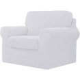 thumbnail image 1 of CHUN YI Stretch Checks Spandex Sofa Cover Separate Backrests Cushions Cover Slipcover, 1 of 5