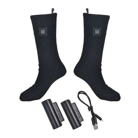 

ankishi Electric Heated Socks Rechargeable Battery Powered Thermal Socks