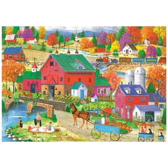 RoseArt Colorluxe 300-Piece Dog Walker Adult Interlocking Puzzle
