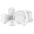 thumbnail image 1 of Stone Lain Albie Stoneware 32 Piece Dinnerware Set, Service for 8, White Speckle, 1 of 10