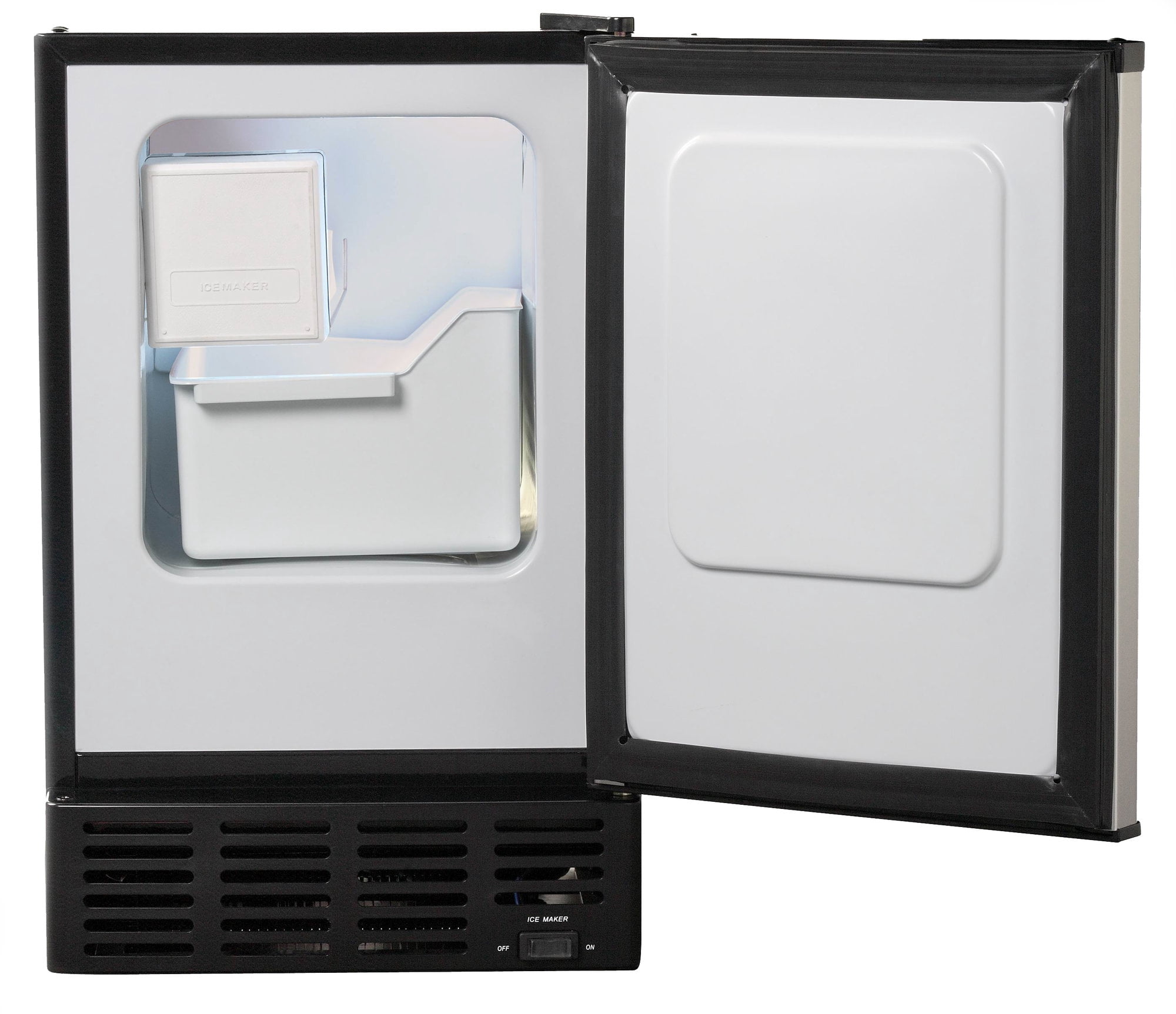 Sunpentown Under-the-Counter Thermo-Electric Ice Maker, Stainless Steel