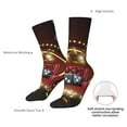 thumbnail image 6 of Zufioo Casino King And Playing Cards Print Thigh High Socks,Knee High Socks For Women and men,Over the Calf Tube Socks.Athletic Socks, 6 of 6