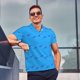 thumbnail image 4 of Fotbe Cute Shark Camiseta Polo de Golf para Hombre con Estampado – Camisa Deportiva Transpirable con Cuello Abotonado-X-Large, 4 of 6