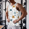 thumbnail image 5 of Rateoe Cute Doodle Turtles Pattern Sleeveless Gym Shirt Muscle Tee Breathable Workout Shirt Slim-Fit Tank Quick Dry Fit Muscle Tank Top Bodybuilding Sleeveless T Shirt-Medium, 5 of 7