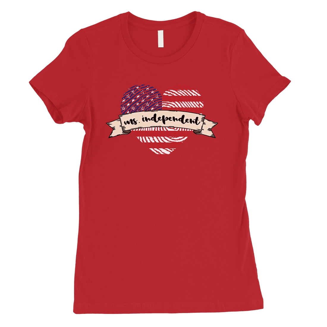 Ms Independent Shirt Womens Red TShirt Cute 4th of July Outfit