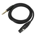 thumbnail image 2 of XLR Female to 1/4 Inch 6.35mm Male TRS Cable, Balanced Signal Interconnect Cable XLR to Quarter Inch Patch Cable, 2 of 7