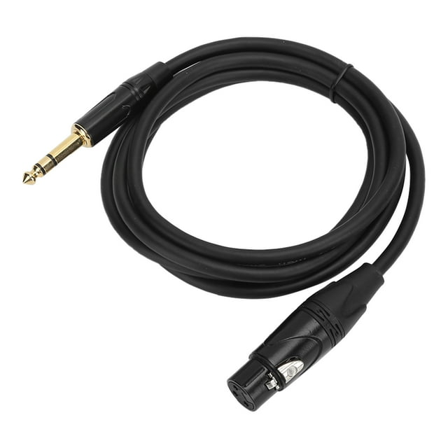 JORINDO XLR hembra a conector Jack de 1/4 pulg. 6,35 mm Cable de interconexión de señal balanceada Cable de micrófono JD6001‑1 m / 3,3 pies