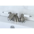 thumbnail image 2 of Kingston Brass KB947B Mini-Widespread Bathroom Faucet, Brushed Nickel/Polished Chrome, 2 of 4