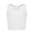 thumbnail image 6 of fatyb Girls Tank Tops Racerback Workout Crop Tops Sleeveless Kids Athletic Shirts for Sports Yoga Dance, 6 of 7