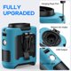 thumbnail image 2 of Ventilador portátil PlanCiti con clip para cintura, 10000 mAh, con linterna, azul, 2 of 7