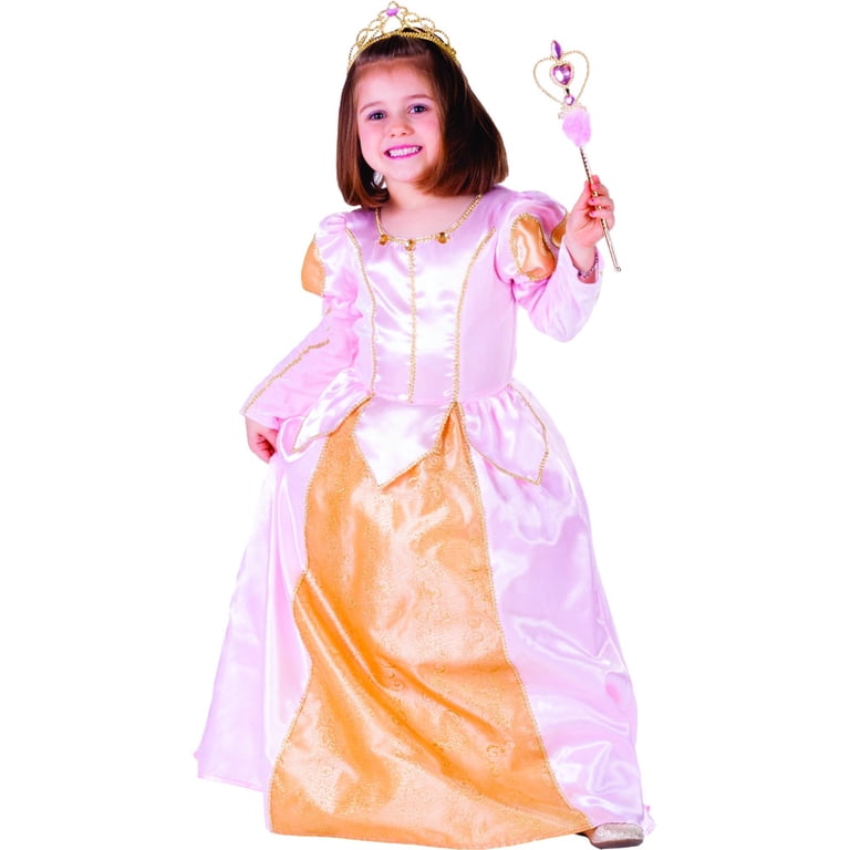 Dress Up America Pink Belle Ball Gown Costume - Walmart.com