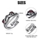 thumbnail image 4 of Conjunto De Anillos Punk Vintage Paquete De Anillos Abiertos De Animales Anillos Apilables Góticos De Aleación De Aluminio Para Mujeres, Hombres Y Niñas Inevent AP006524-02, 4 of 6