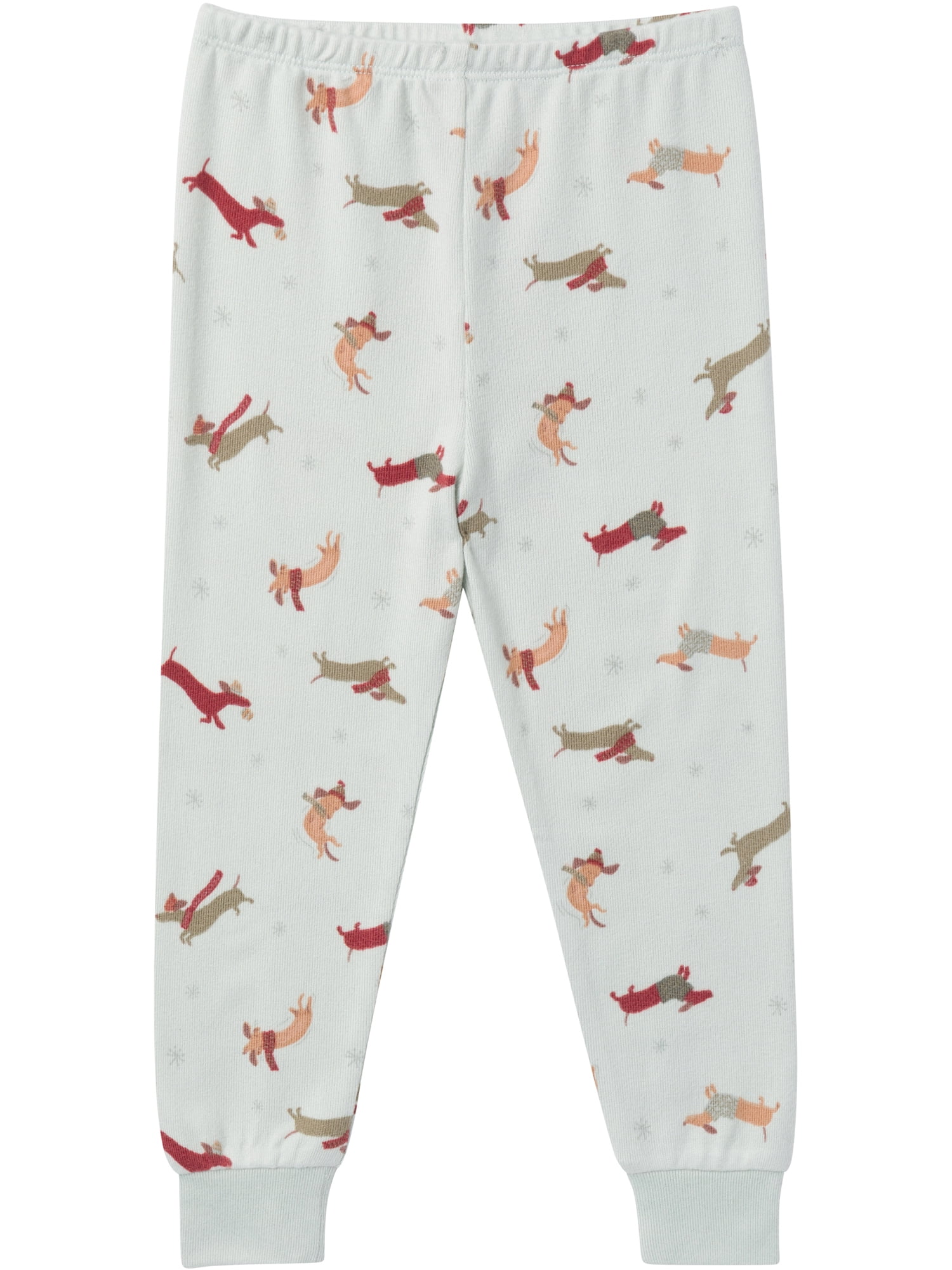 Modern Moments by Gerber Gender Neutral Tight Fitting Christmas Pajama Set, 2-Piece, Sizes 12 Months - 12 Kids