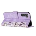 thumbnail image 3 of Compatible with Samsung Galaxy S21 FE 5G Vintage Flower Wallet Case Magnetic Closure Cover with Card Slots, 3 of 5
