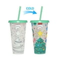 thumbnail image 2 of AKEGAMN Christmas Color Changing Cup PP Coffee Plastic Single Layer Temperature Sensitive Color Changing Color Changing Cup, 2 of 9