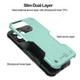 thumbnail image 3 of CoverON For Apple iPhone 14 Pro Case, Military Grade Heavy Duty Rugged Phone Cover Grip, Green, 3 of 10