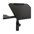 thumbnail image 4 of Seville Classics Tilting Sit-Stand Computer Desk Cart with Mouse Pad Table, Height-Adjustable from 27.5" to 40" H, Black, 4 of 16