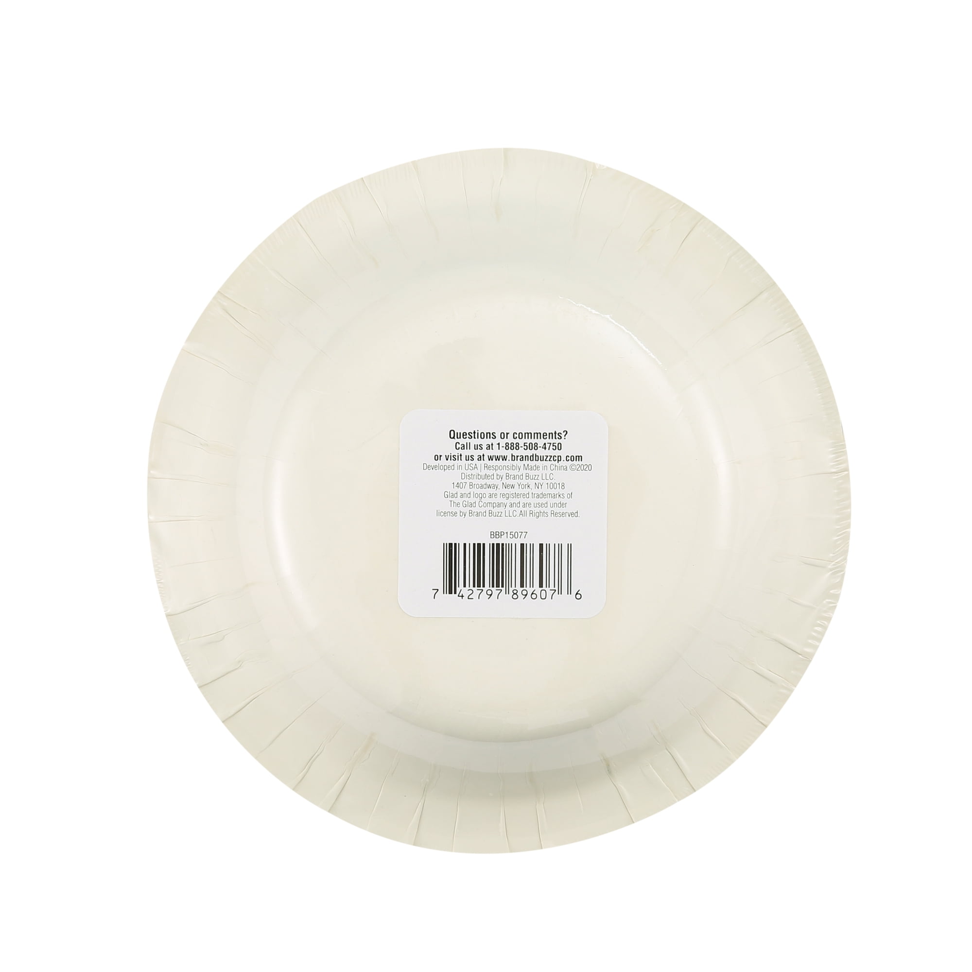 Glad Everyday 16oz Paper Bowls Disposable Palm Leaves 50ct- 2 Pack Bundle