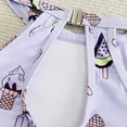 thumbnail image 4 of Gyujnb Cartoon Print Two-Piece Swimsuit, Cute Halter Tankini with Skirted Bottom (Toddler,Little Girls),3-4 Years, 4 of 8