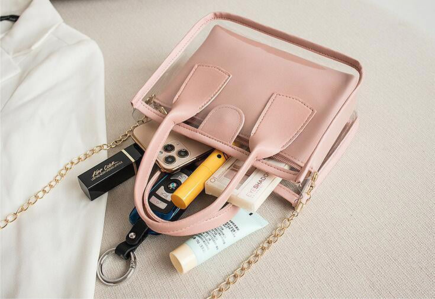 Queenie women casual shopping multifunction handbag solid clearance shoulder bag
