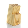 thumbnail image 2 of Gibson Home Dorain 14 Piece Stainless Steel Cutlery Set in Black with Wood Block, 2 of 5