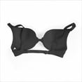 thumbnail image 5 of YOIAVAIOY Women's Wireless Solid Bra 4 Row 3 Hook Racerback Lift Ladies Everyday Lingerie Black S, 5 of 6