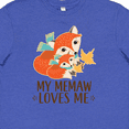 thumbnail image 4 of Inktastic Memaw Loves Me Fox Gift Youth T-Shirt, 4 of 5