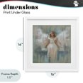 thumbnail image 4 of Stupell Industries Traditional Dreamlike Restful Angel White Framed Print Under Glass, 16 x 16, by Linda Sperruzzi, 4 of 8