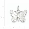 thumbnail image 2 of Sterling Silver Butterfly Charm QC2565 (20mm x 25mm), 2 of 2