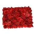 thumbnail image 1 of Paneles florales de 24" x 16" para pantalla de pared, flores artificiales, diseño floral romántico. rojo, 1 of 9