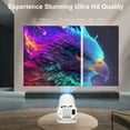 thumbnail image 6 of Realm Portal Projector, 4K UHD Realm Portable Projector with WiFi and Bluetooth, 180° Rotatable Auto Keystone Correction, Eye-Friendly Design, for Reading, Playing, Home Theater, 6 of 8
