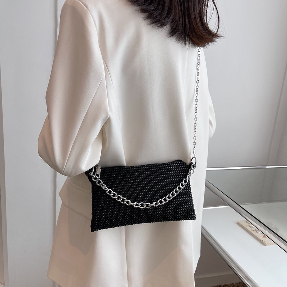 【新品】MATObyMARLMARL envelope purse3/stone DA BODAN Fashion Womens Jane Satin Diamante Clutch