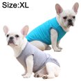 thumbnail image 2 of 2 piezas de ropa para mascotas Chaleco sólido para perros Ropa de algodón para mascotas Perro de verano transpirable de manga corta 1394, 2 of 6