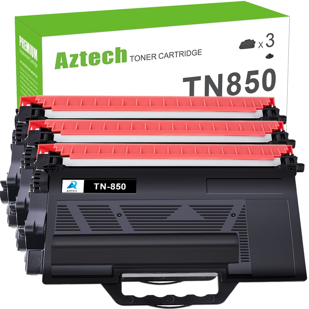 A AZTECH Compatible Toner Cartridge for TN-850 Use on HL-L5000 HL-L5000D HL-L5100 HL-L5200 Printer Ink (Black, 3-Pack) - Walmart.com