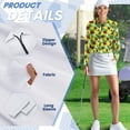 thumbnail image 5 of Uorisanigo Ladybug Flower Womens Long Sleeve Golf Shirt Versatile Stylish Athletic Polo Workout Tops Relaxed 1/4 Zipper Tennis Tops for Tennis Hiking & Outdoor Sports, 5 of 7