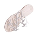 thumbnail image 2 of CQONEPT Women's Flat Sandals Summer Rhinestones Wedding Shoes Peep Toe Strap Slippers PU Leather Dressy Slip On Slides White 40, 2 of 6