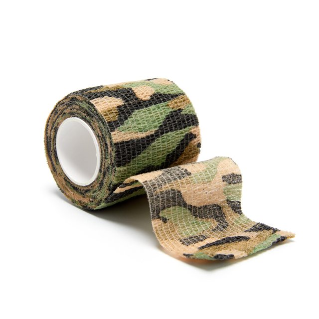 Vendaje elástico de camuflaje de 4,5 m, disfraz de caza, cinta envolvente de elastoplast, Protector deportivo autoadhesivo, vendaje para tobillo, rodilla, dedo y brazo Tan Jianjun unisex