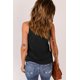 thumbnail image 1 of ABPHQTO Camiseta de tirantes con estampado de girasoles y bandera americana negra para mujer, 1 of 5