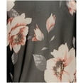 thumbnail image 3 of eVogues Plus Size Sheer Floral Print Mesh Evening Party Maxi Dress Black, 3 of 4