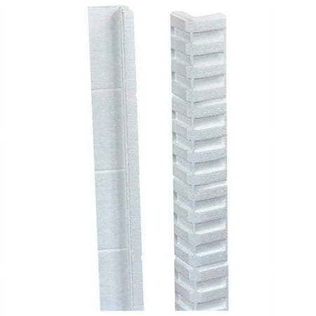 Box Partners Foam Edge Protectors,24x3x3,White,150/CS - BXP PF205