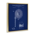 thumbnail image 4 of Stupell Industries Hose Reel Blueprint Typography Painting Gold Floater Framed Art Print Wall Art, 17 x 21, 4 of 10