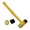 Yellow, variant on Multi Purpose Rubber Hammer Heavy Duty Mallet Durable & Comfortable Grip Rubber Hammer with Non slip Handle for DIY